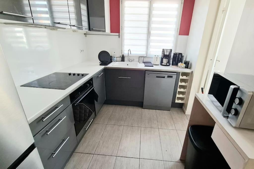 דירות ויטרי-סור-סיין Appart Cosy & Spacieux-Metro7 Louis-Aragon+Parking מראה חיצוני תמונה